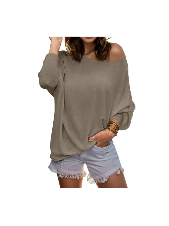 EASTHER Christmas Shirts Women's Casual Long Sleeve V Neck Shirts Lightweight Sweatshirts Fashion Tunic Tops with Leggings