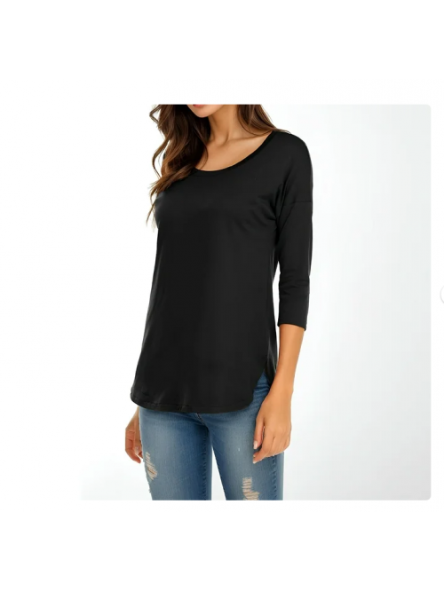 EASTHER Womens Long Sleeve Tops Women's One Off Sh...
