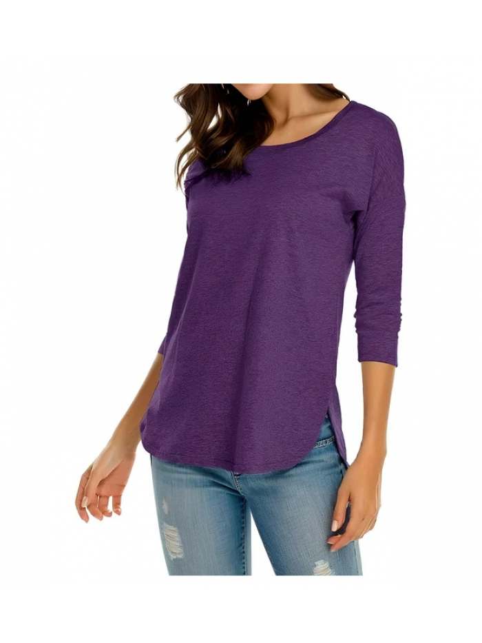 EASTHER Womens Long Sleeve Tops Women's One Off Shoulder Long Sleeve Top Ruched Going Out Tops Slim Fit Y2K Shirt Crop Top