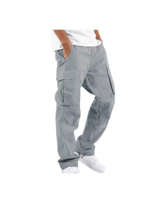 EASTHER Cargo Casual Pants Jogging Pants With Zipp...