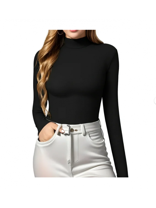 EASTHER Christmas Shirts Women's Mock Turtle Neck ...