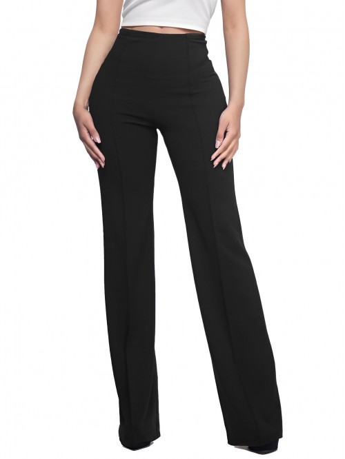 EASTHER Women's High Waist Dress Pants Straight Le...