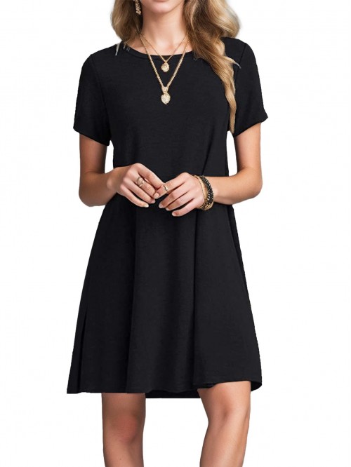 EASTHER Womens Summer Dresses Casual Beach Swing S...
